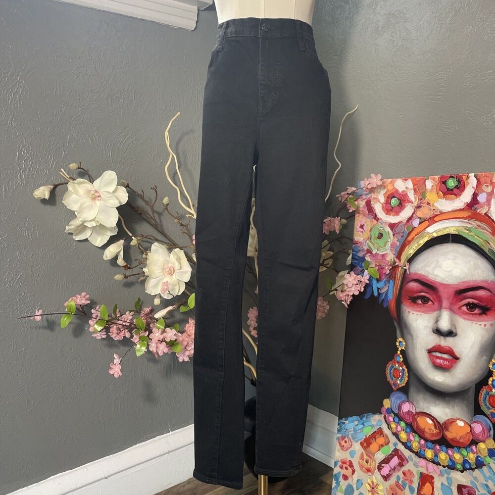 Madewell Womens Jeans Black Size 30 Roadtripper Ankle Denim Stretch Cotton Blend